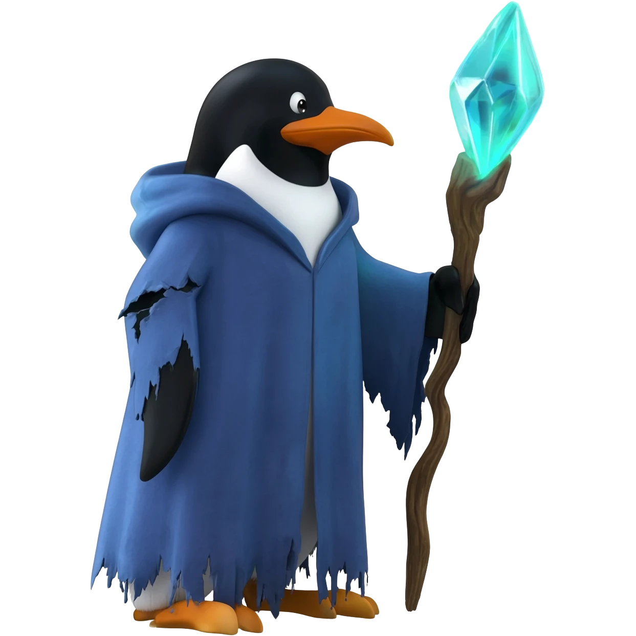 Penguin Wizard emoji