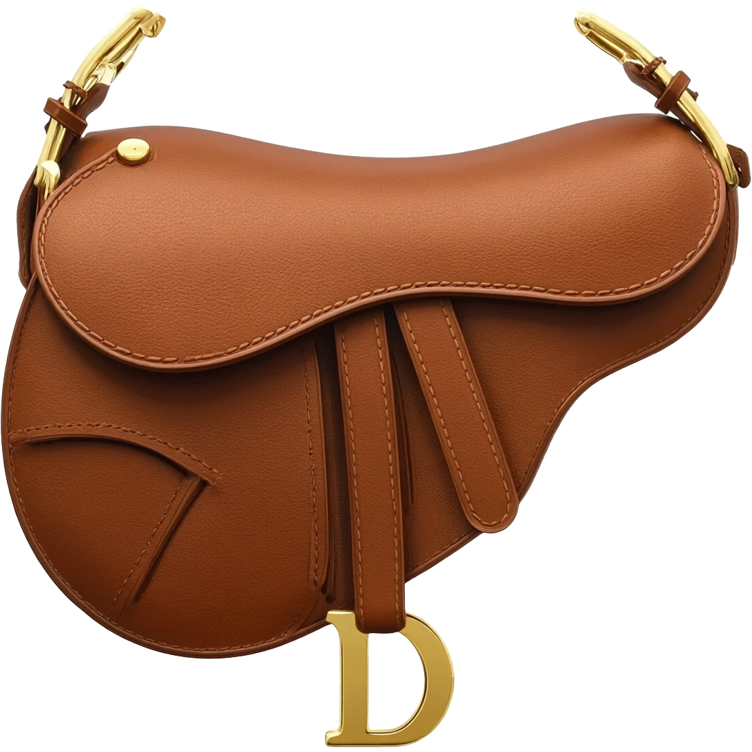 dior tan saddle bag emoji