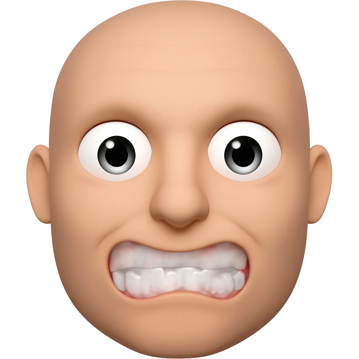 Face with distorted mouth emoji