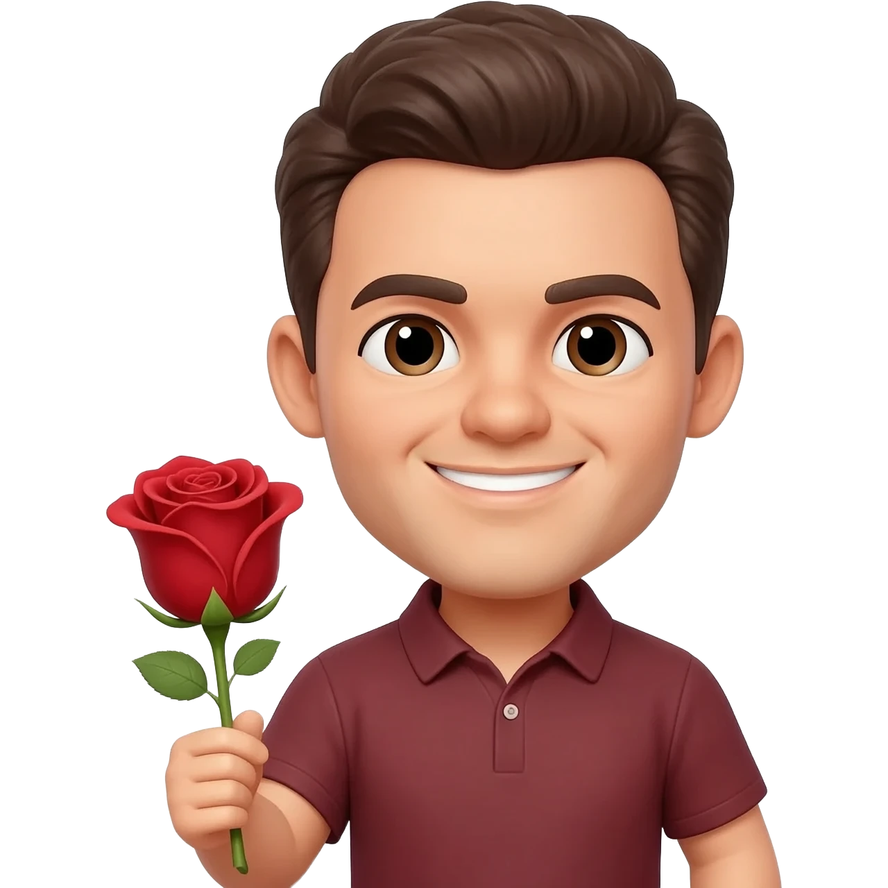 Jerry hold hand flower emoji