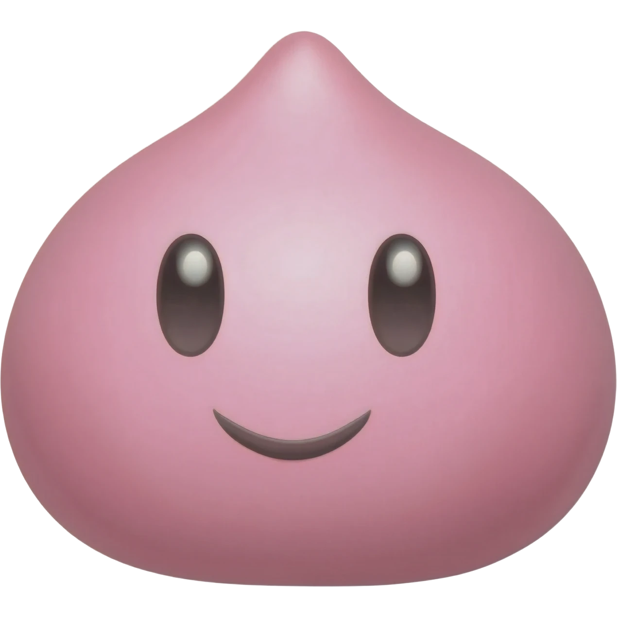 Cute happy face with bubbly cheeks like rasgulla emoji