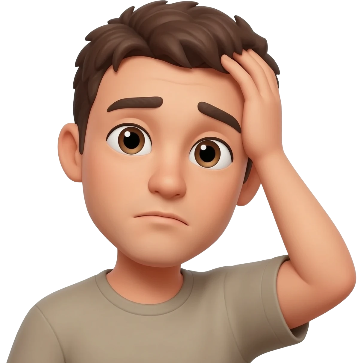 👨scratching head and wondering emoji