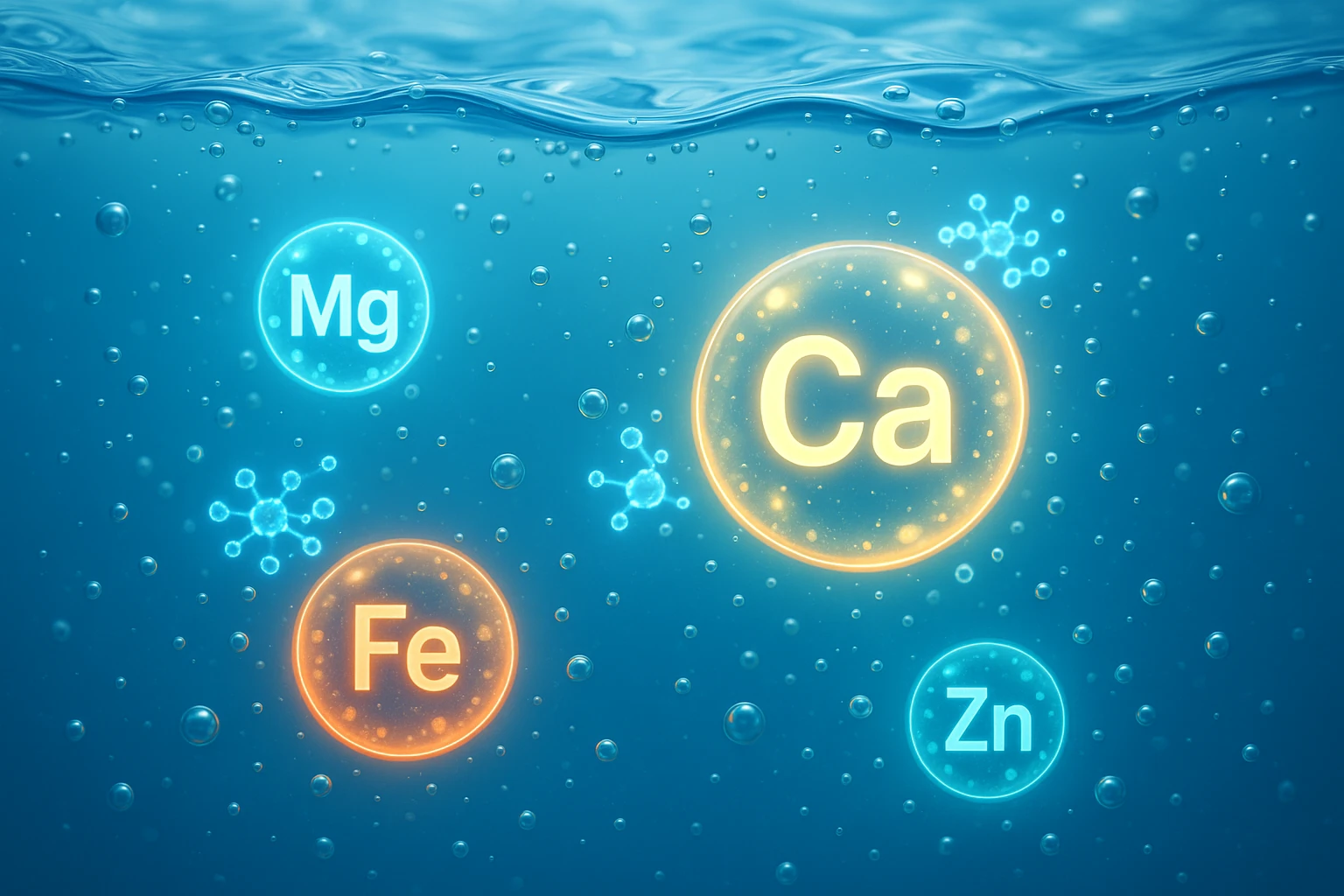 focus sull'acqua a tutto schermo e i micronutrienti contenuti in essa emoji