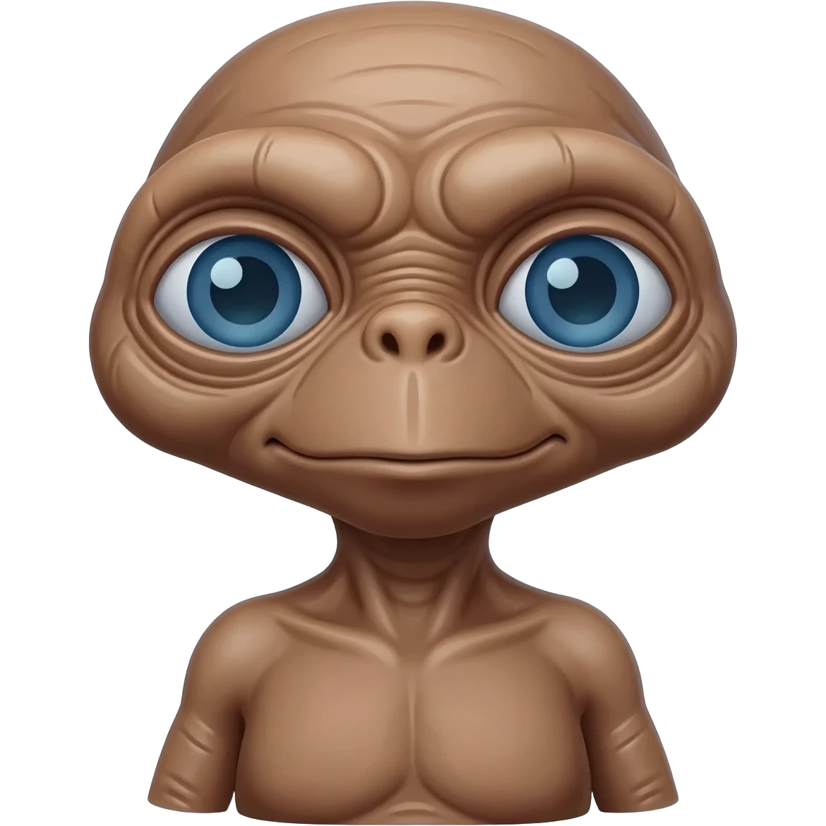 E.T. The Extra-Terrestrial from the movie getting sick emoji