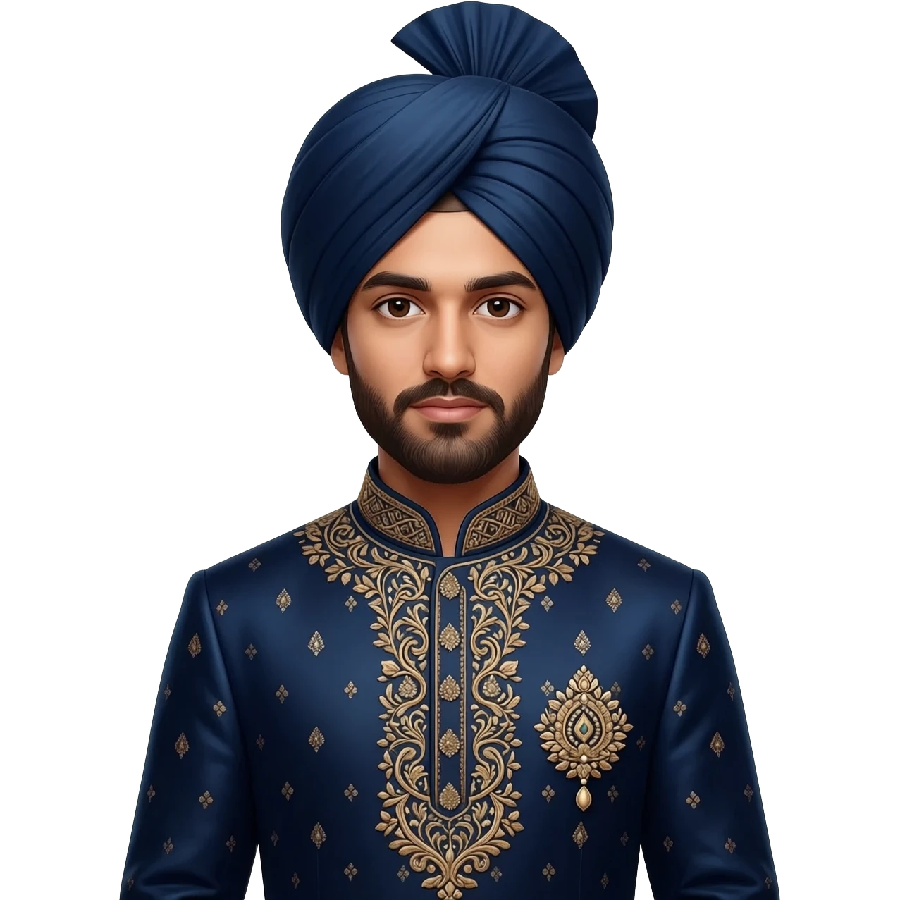 A man wearing sherwani emoji