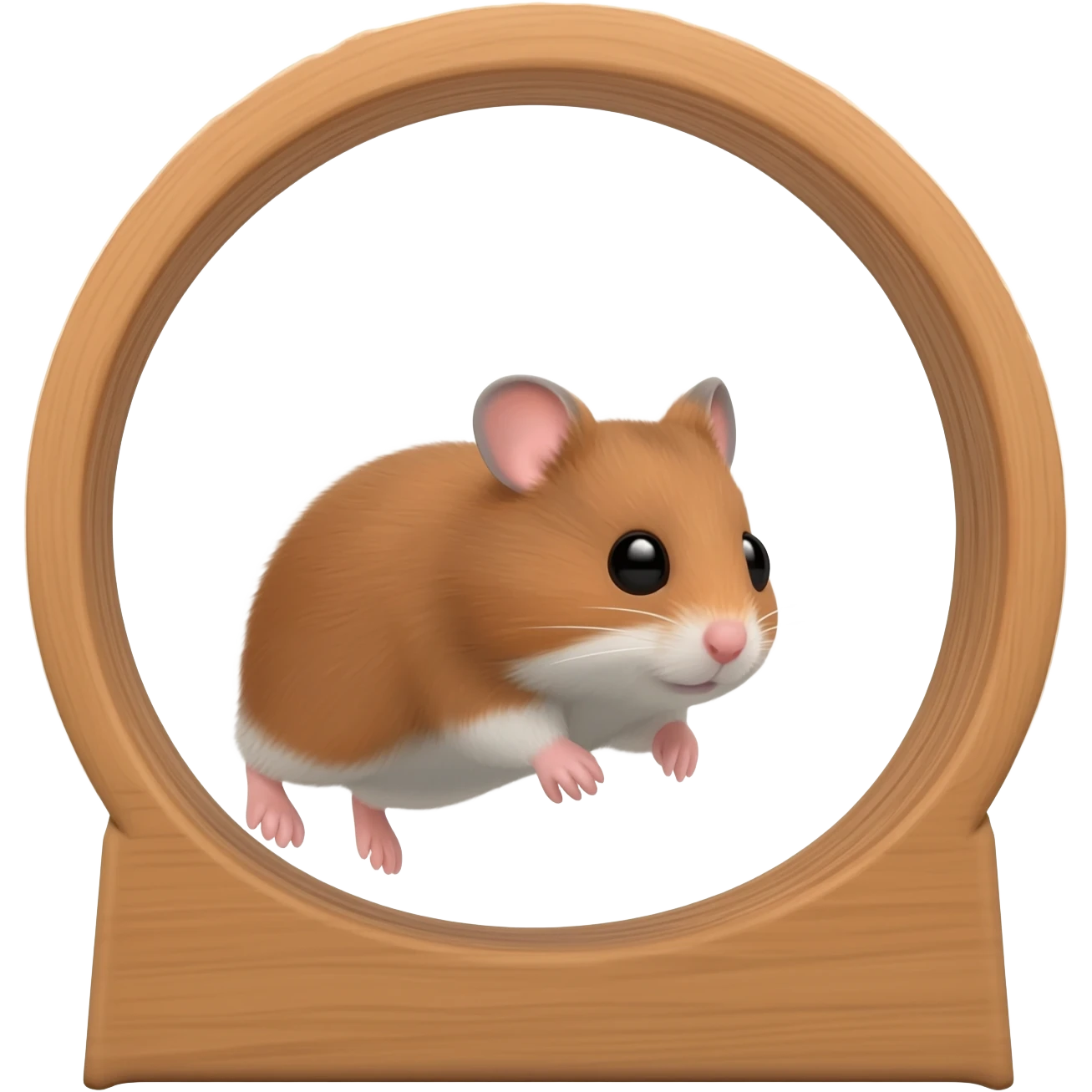 Hamster on the weel emoji