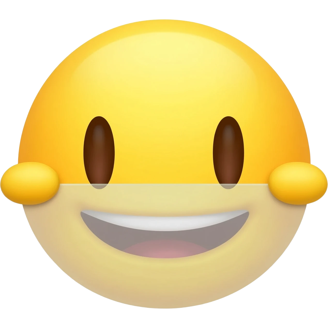 Yellow emoji face peeking from behind wall emoji