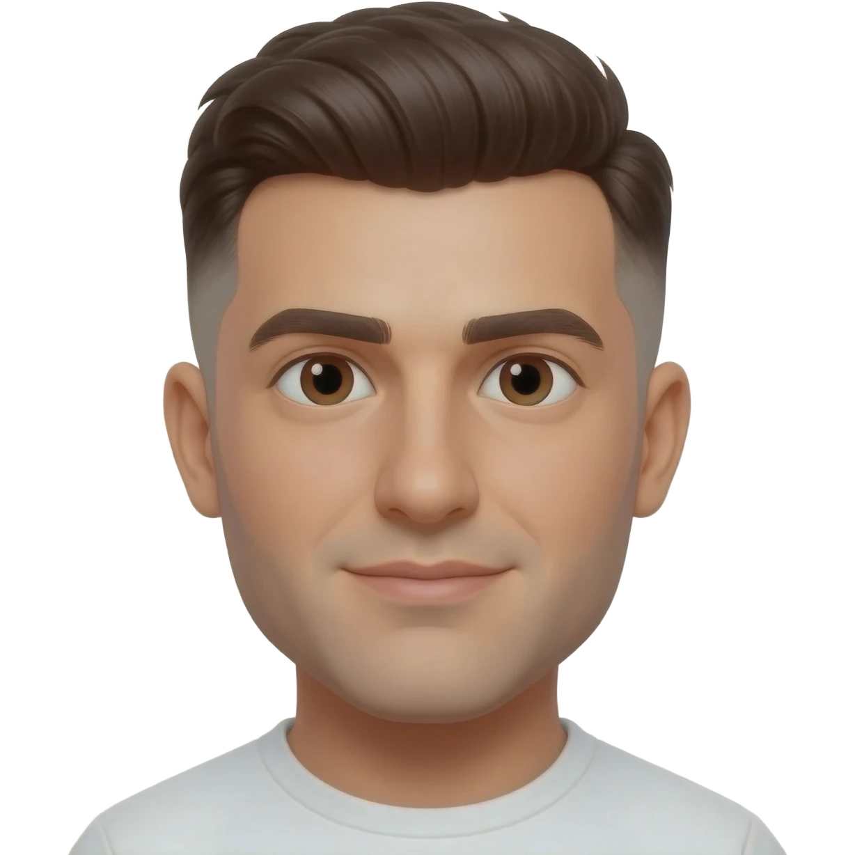 Turkish man fade hair cut 30 year old  emoji