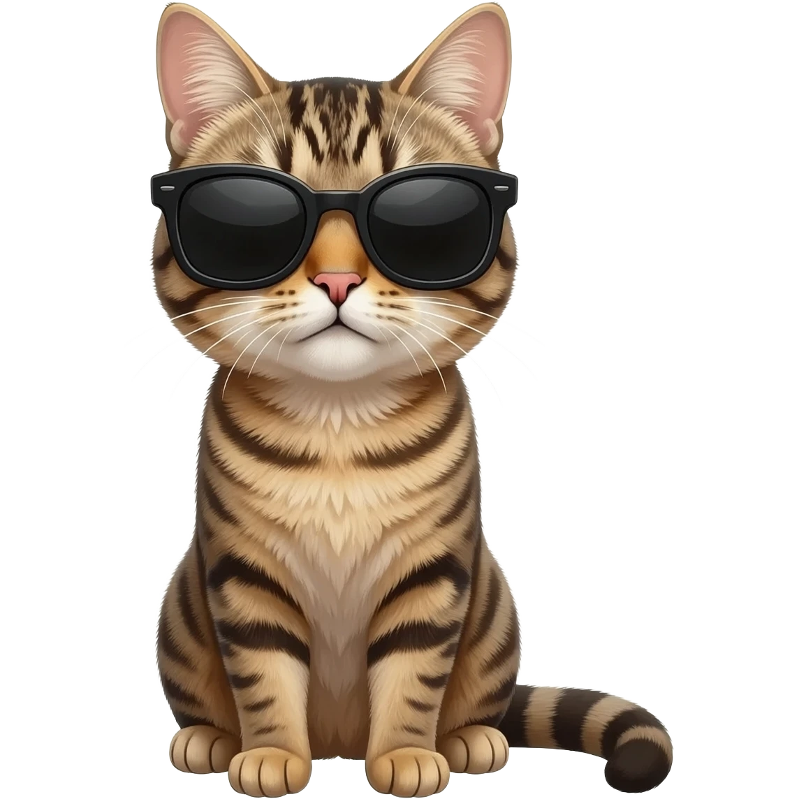 Cat wearing sunglasses emoji