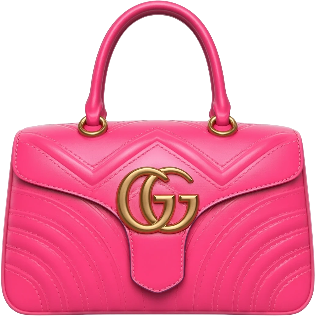 Bolso de guchi Rosado emoji