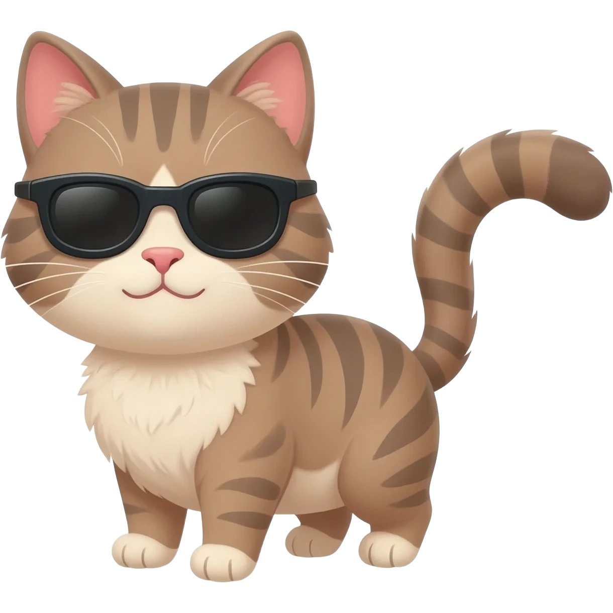Cat wearing sunglasses emoji
