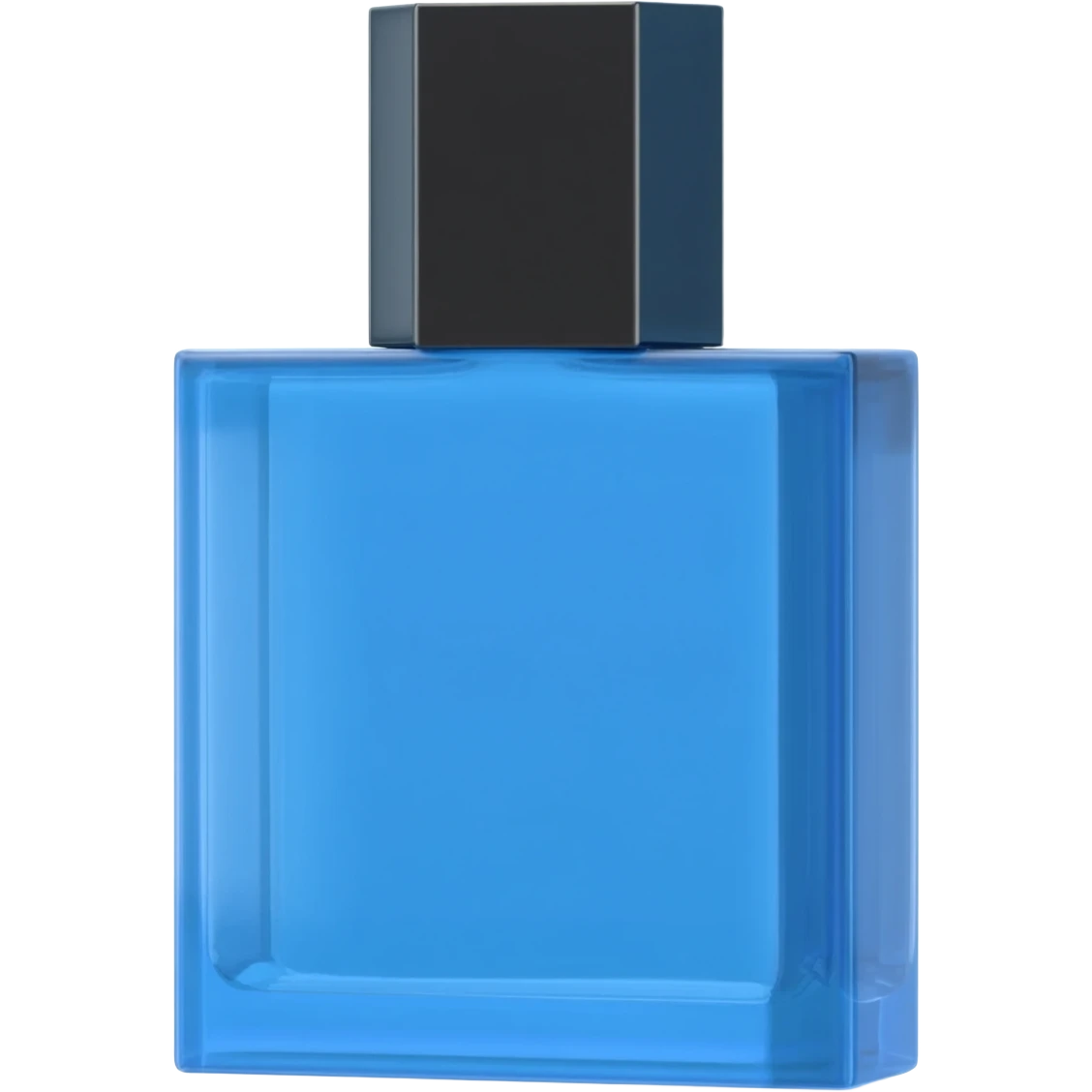 Tall rectangle bottle of perfume in blue door emoji