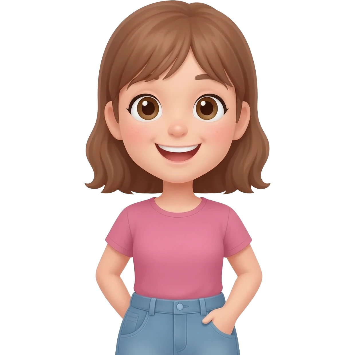 Make a girl no pants emoji