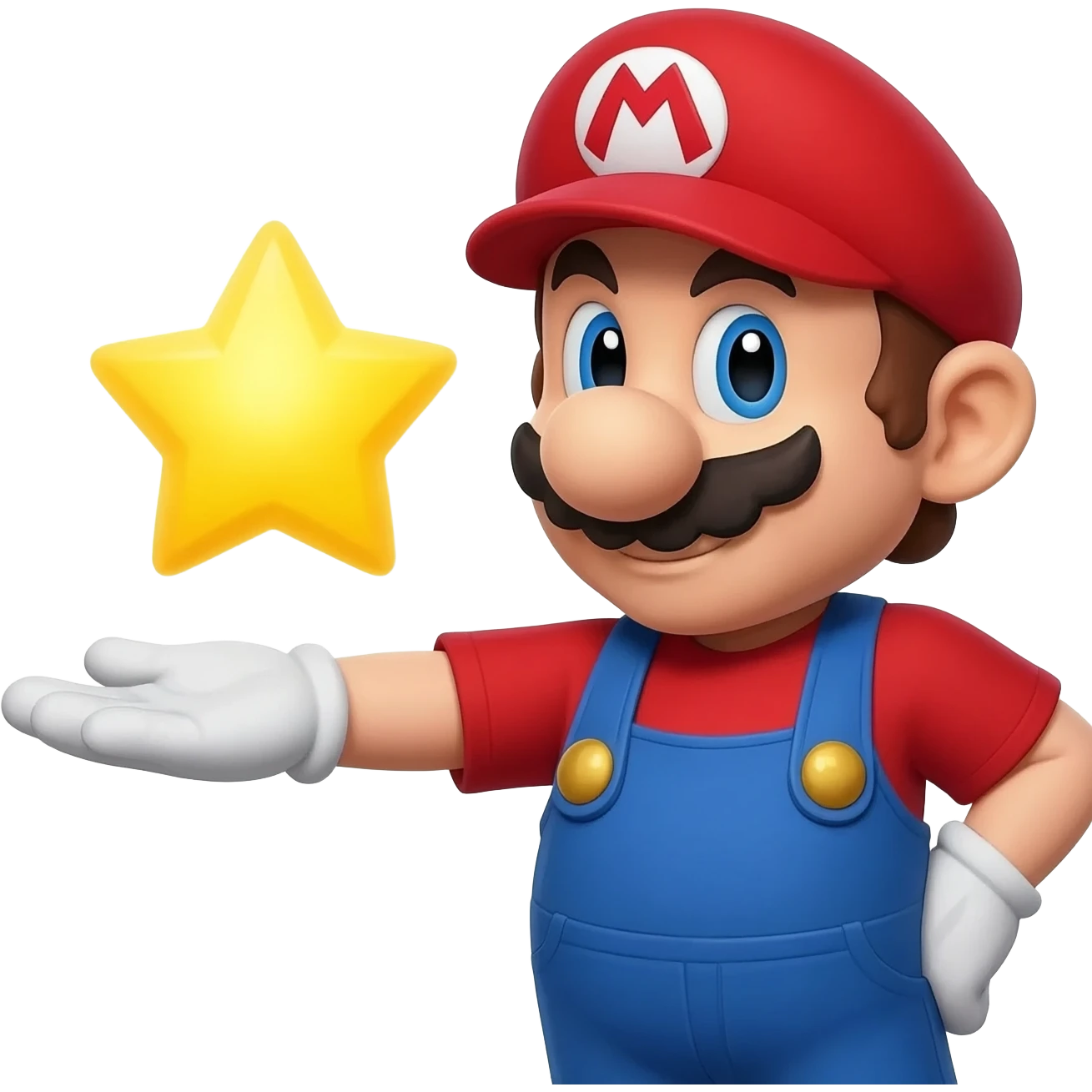 mario with star emoji