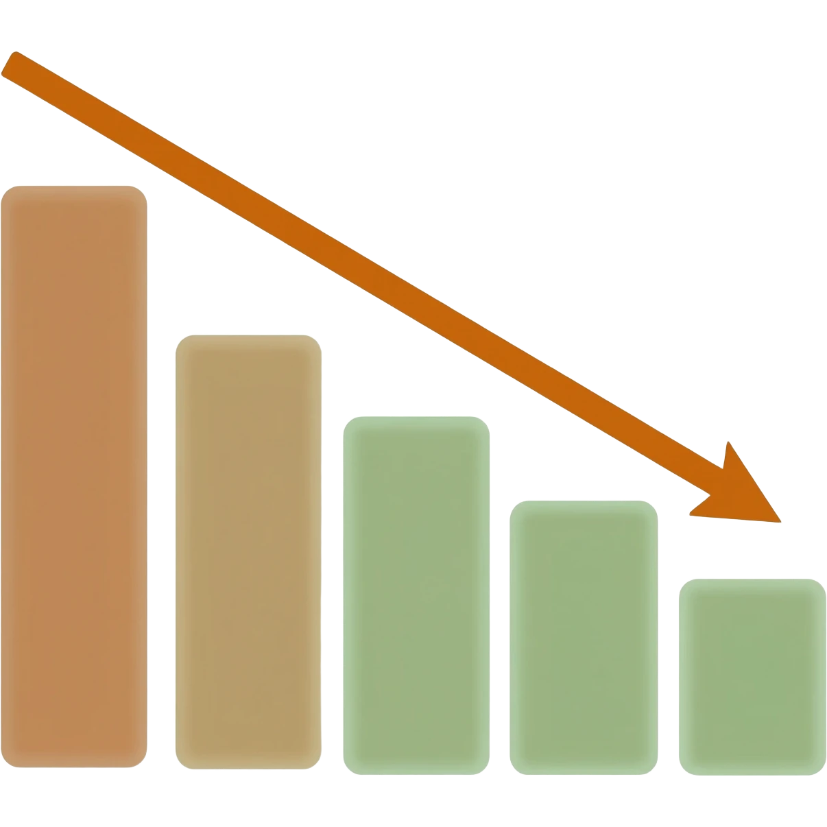 Chart Decreasing emoji