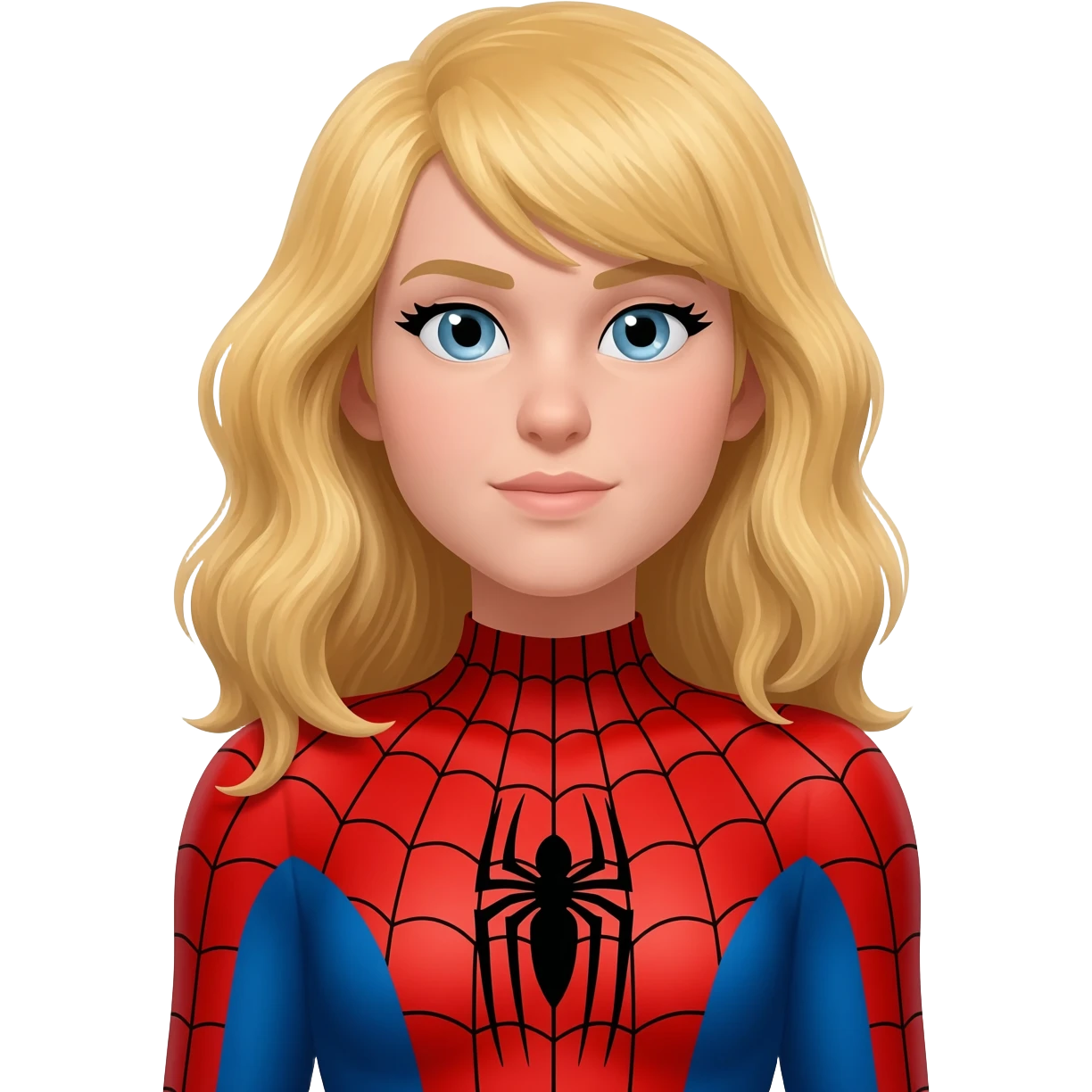 Sipiderman sarışın kadın emoji