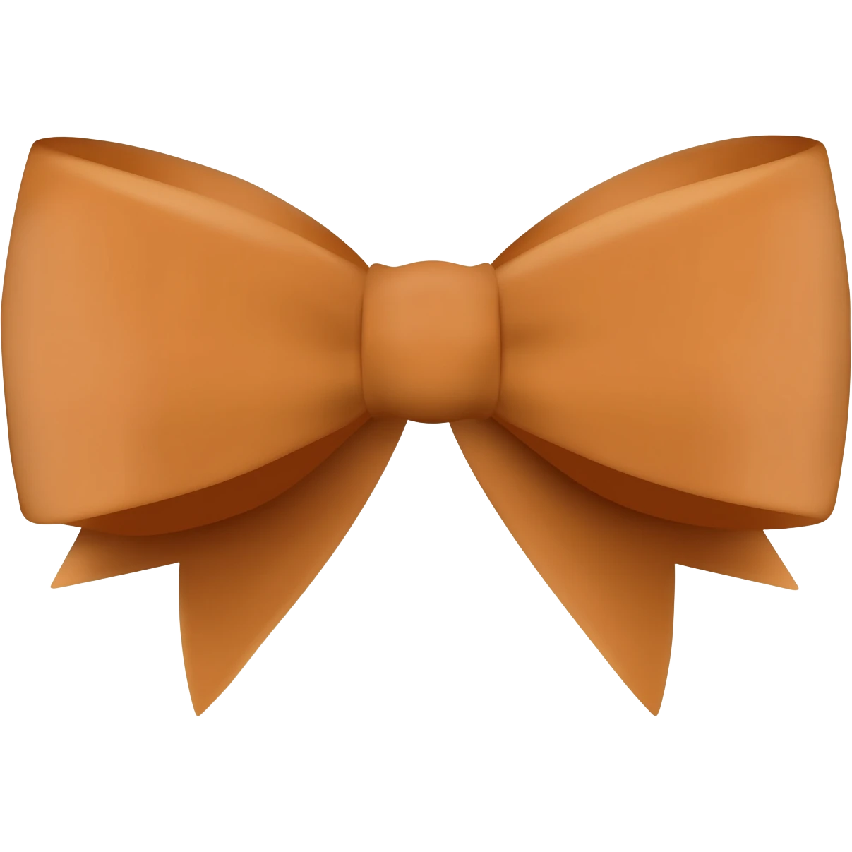 Caramel bow emoji