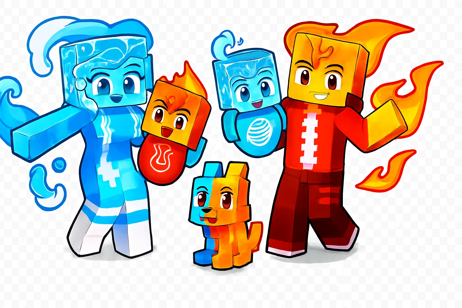 Extract the character from the background, including the clothes and accessories they are wearing, and place on a transparent background. Keep the original style and appearance exactly the same. and separately give me the picture

 emoji