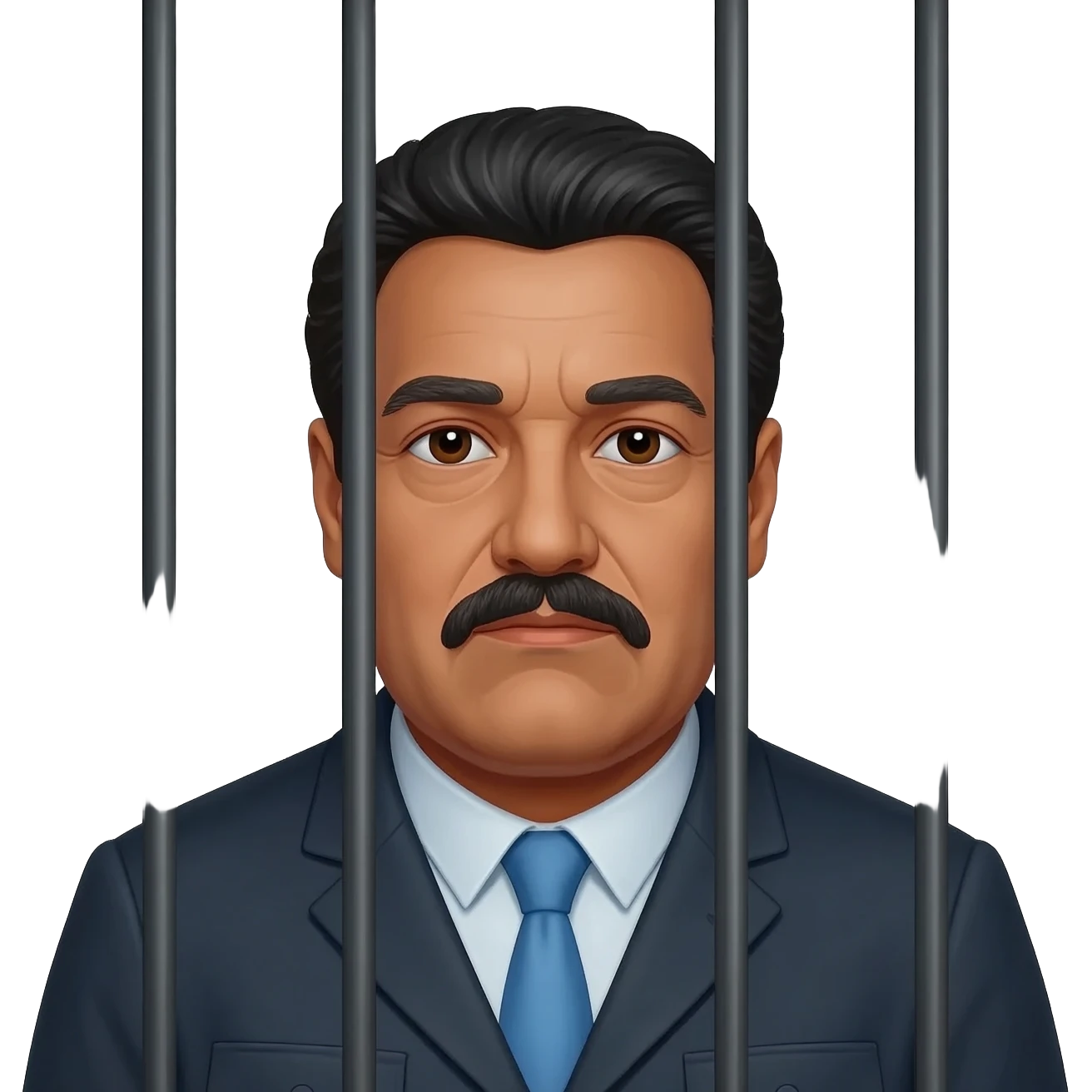 Maduro is behind bars emoji