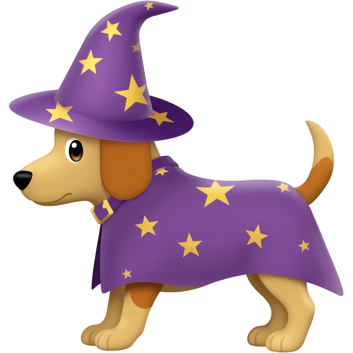 Dog wizard emoji