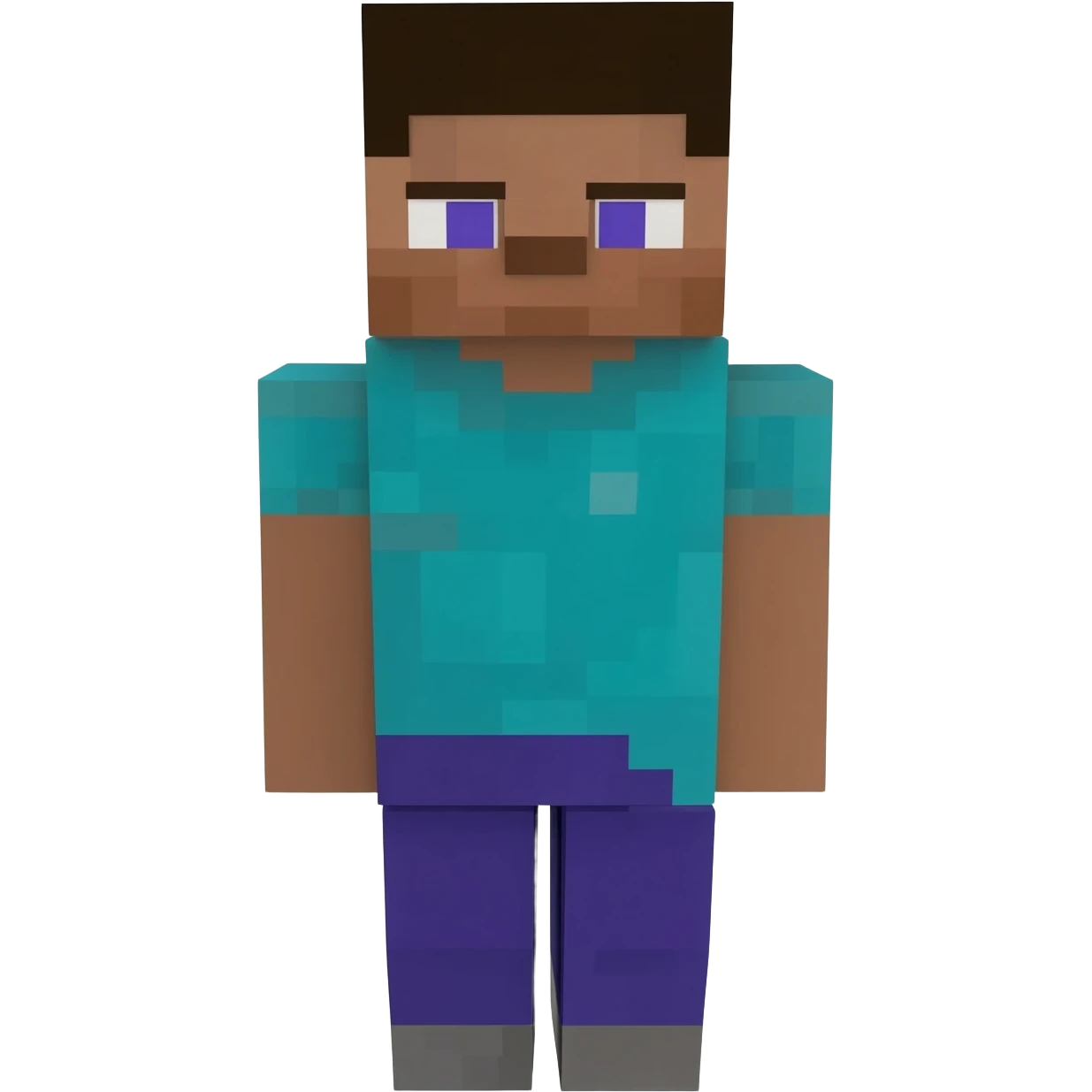 Minecraft steve full body emoji