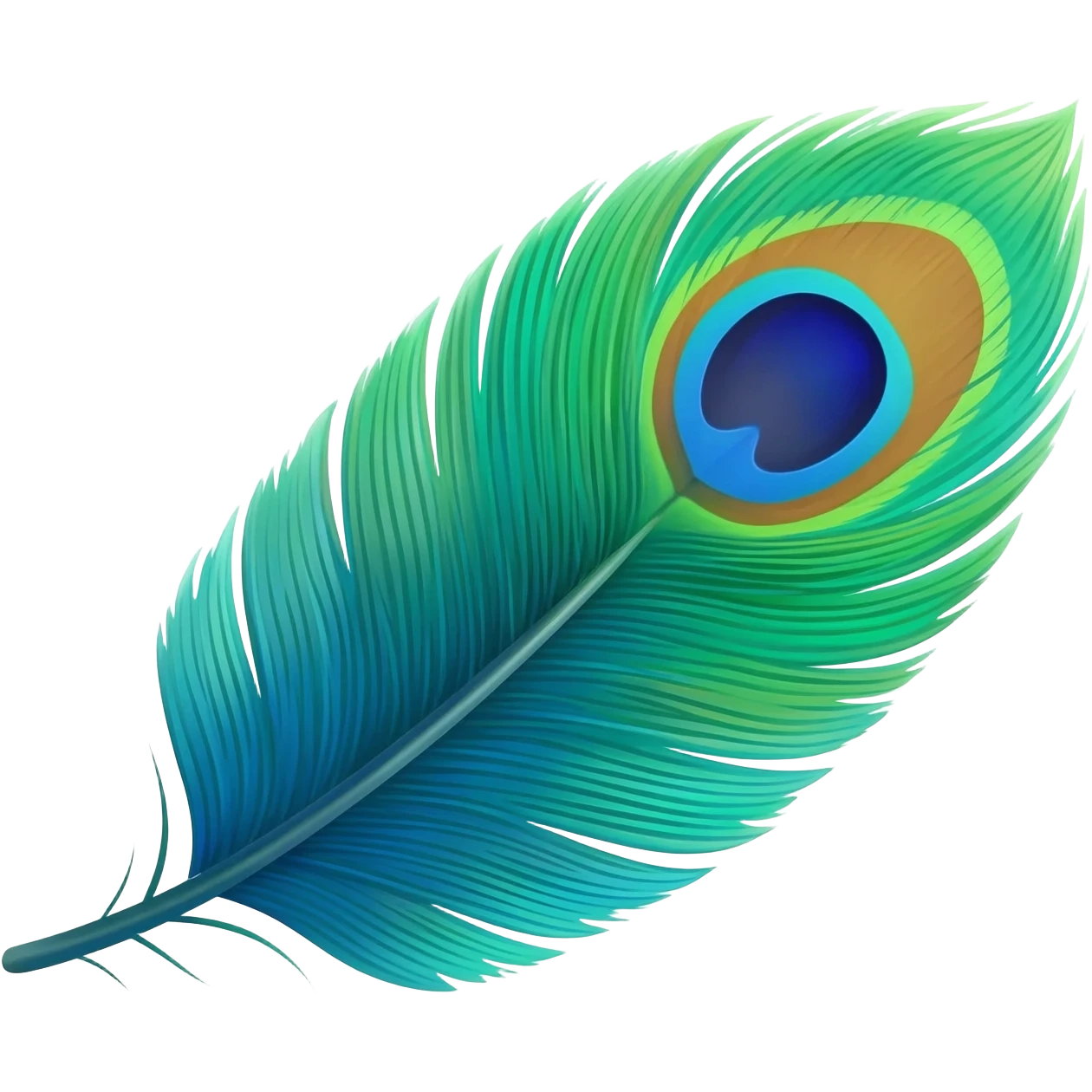 Peacock feathers emoji emoji