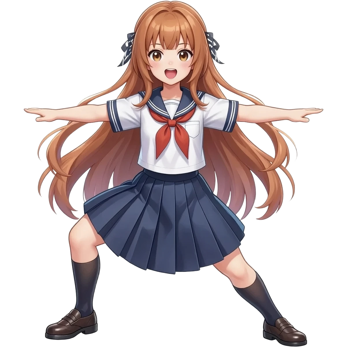 T pose anime style emoji