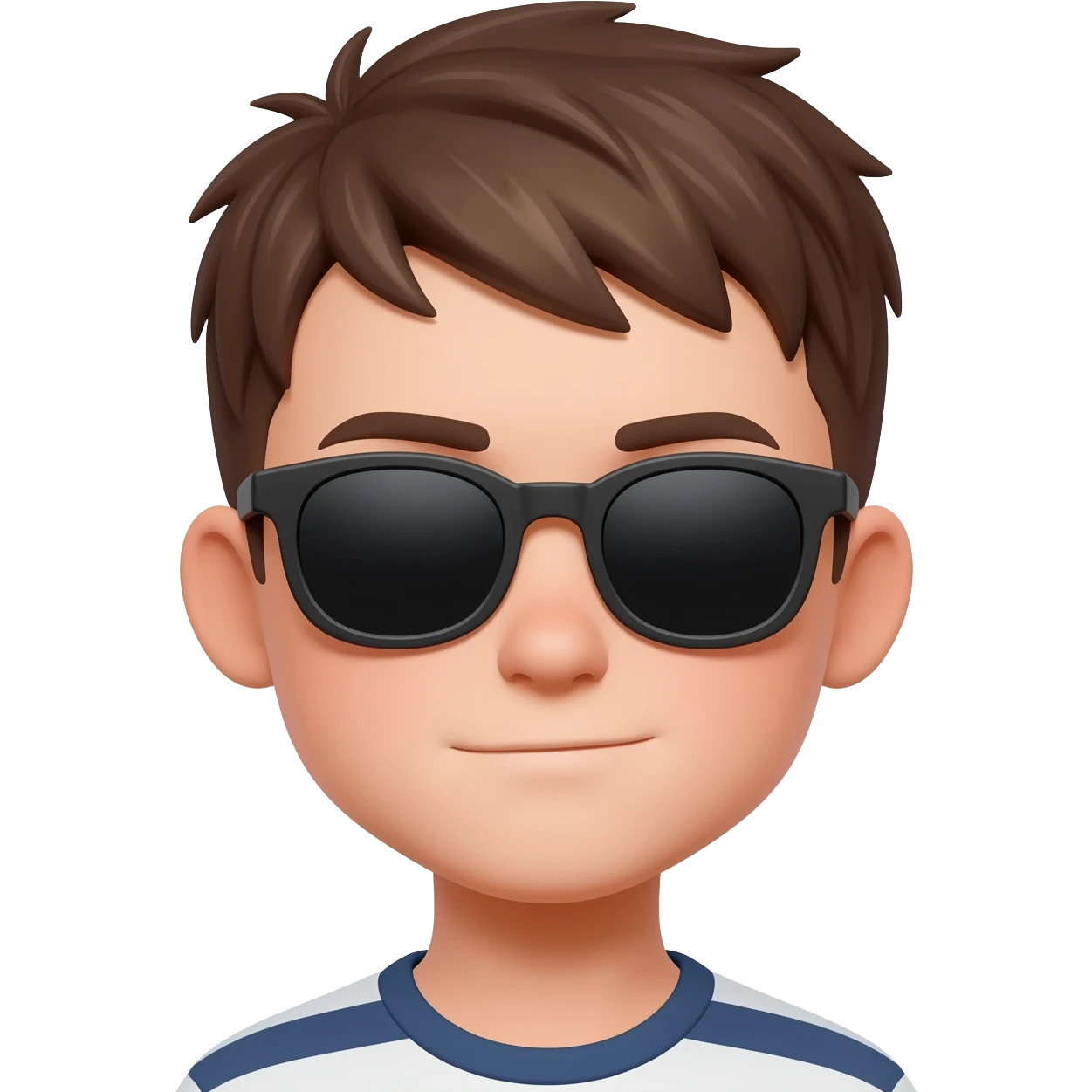 Niño con gafas de sol emoji