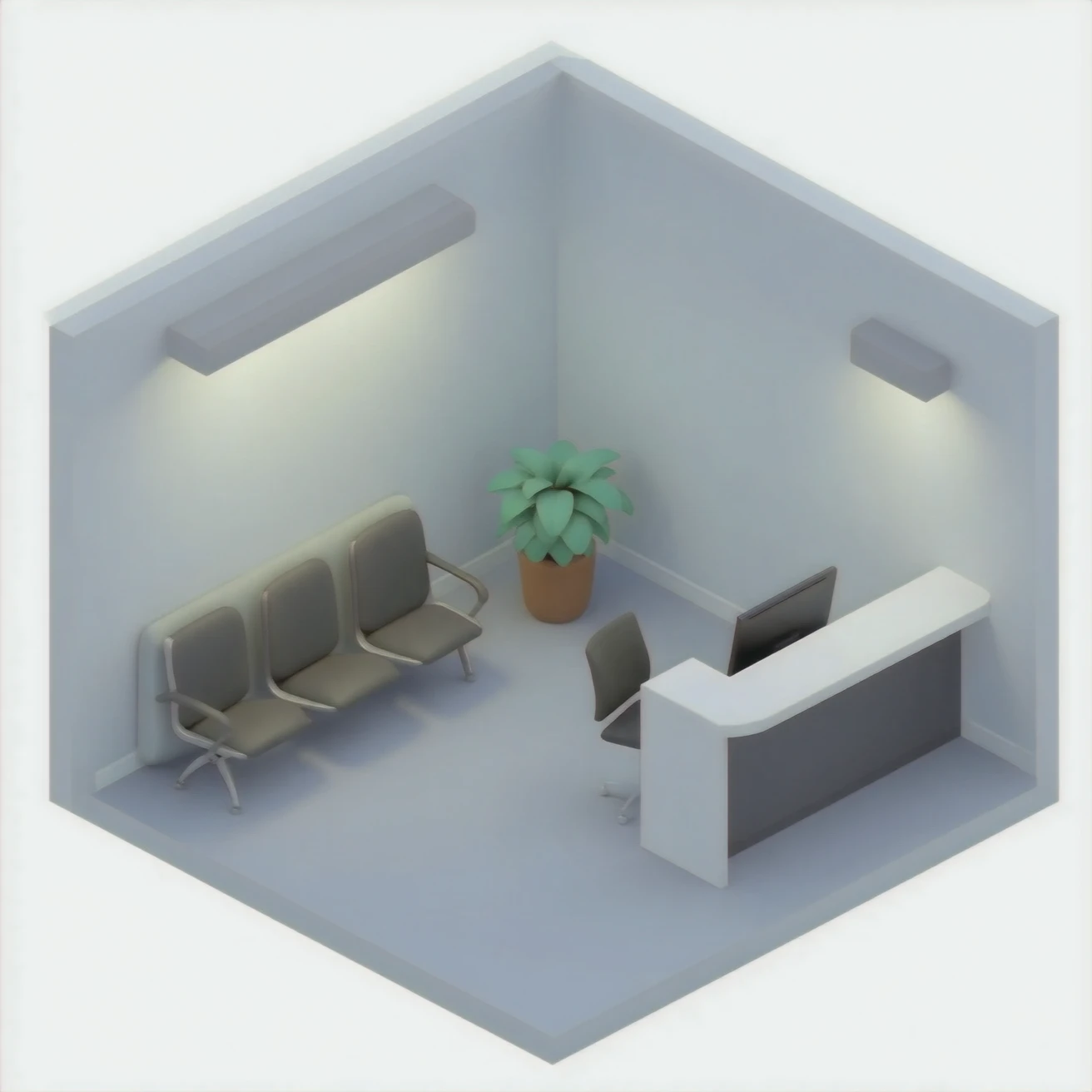 small waiting area emoji