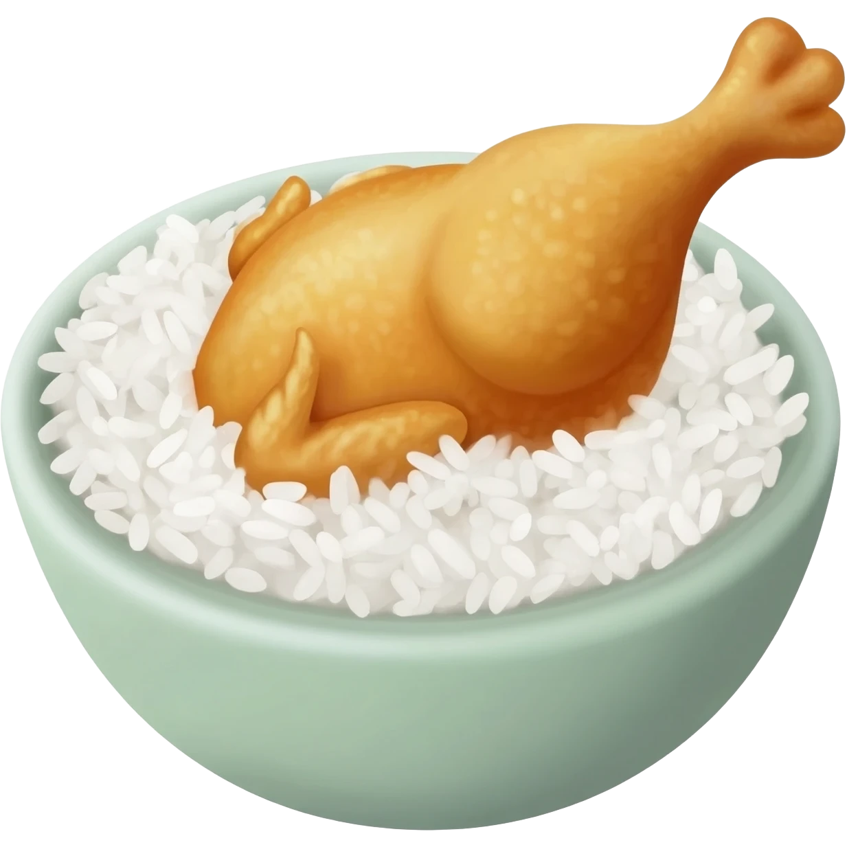 rice with chicken emoji