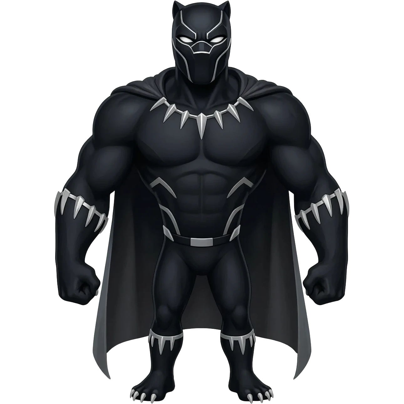 black panther hero emoji