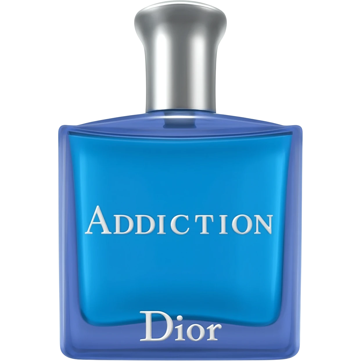 Blue Dior addiction bottle of perfume emoji