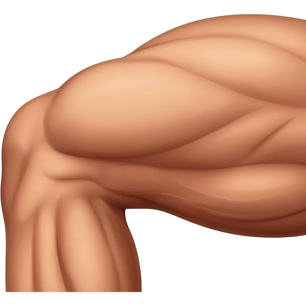 Leg on thigh muscles emoji