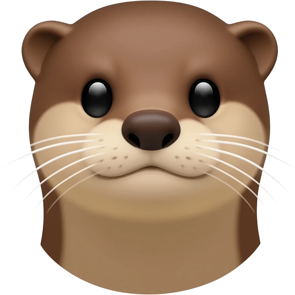 otter head, judge's gavel emoji