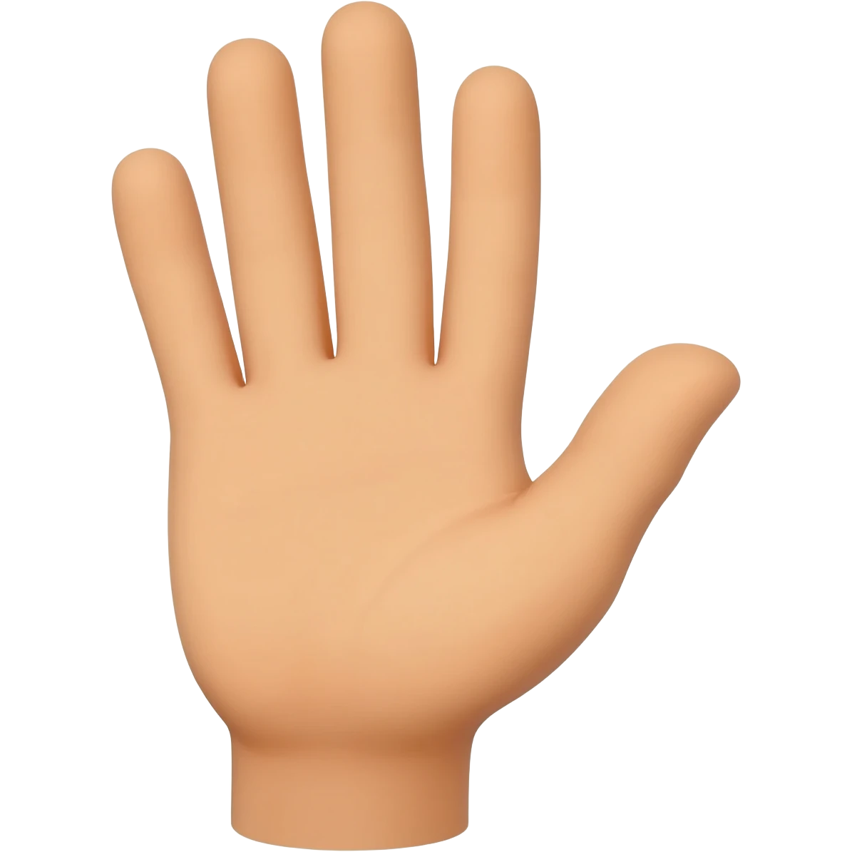 hand reaching up black and white emoji