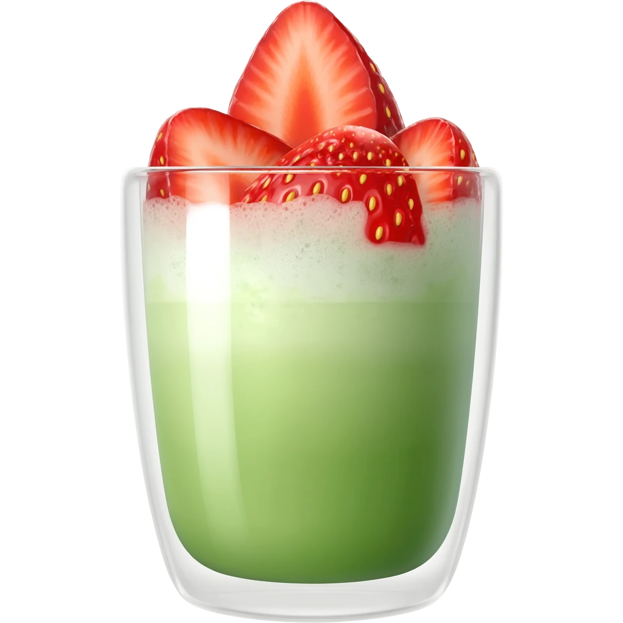 strawberry matcha emoji