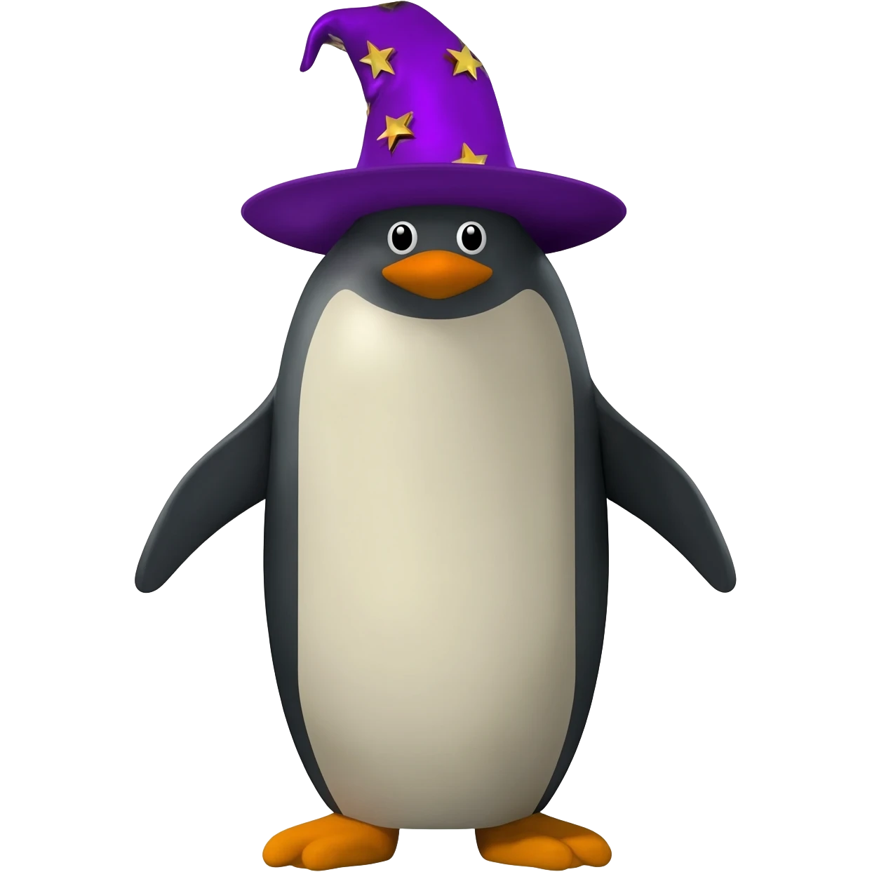 Penguin Wizard emoji