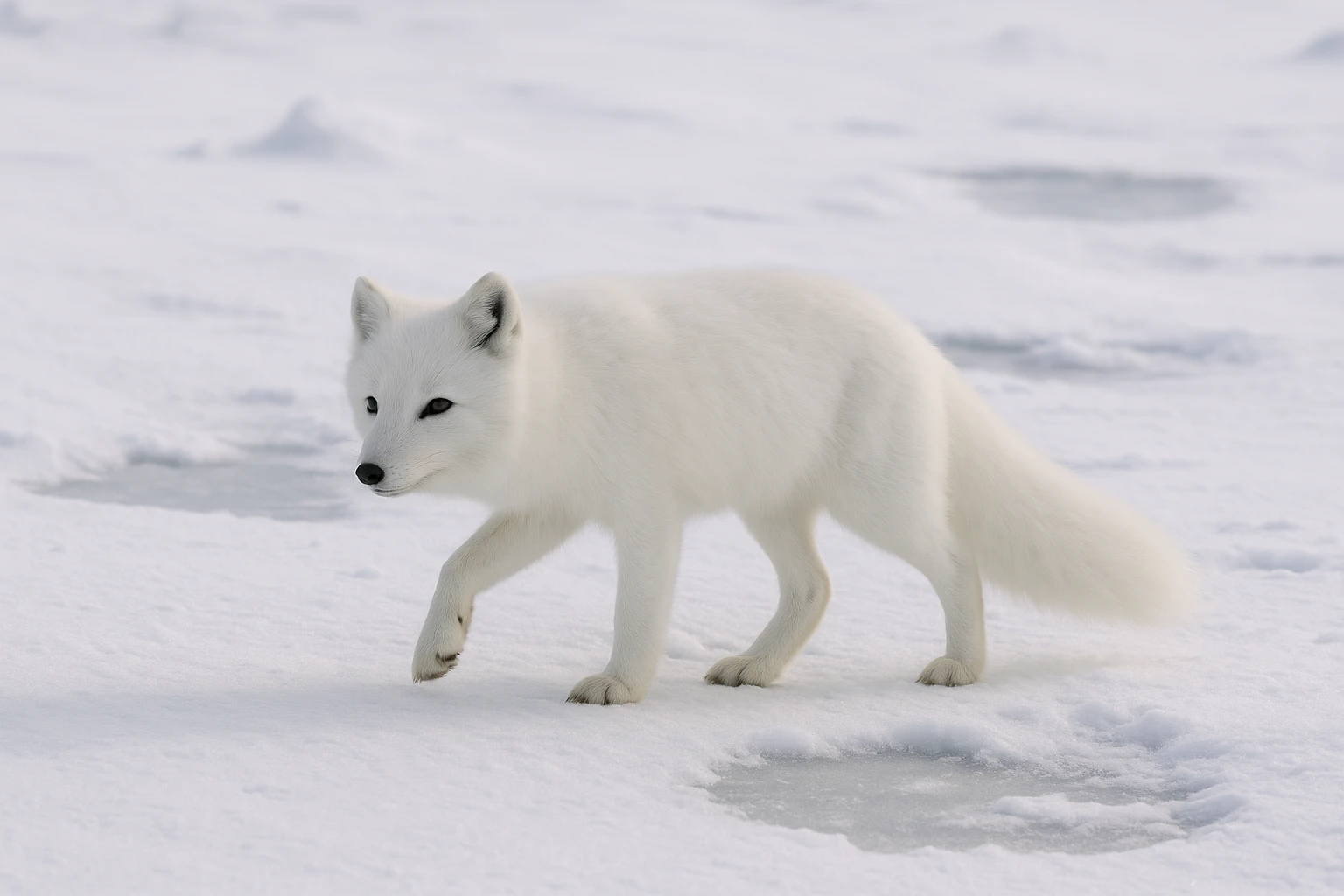 Arctic fox emoji