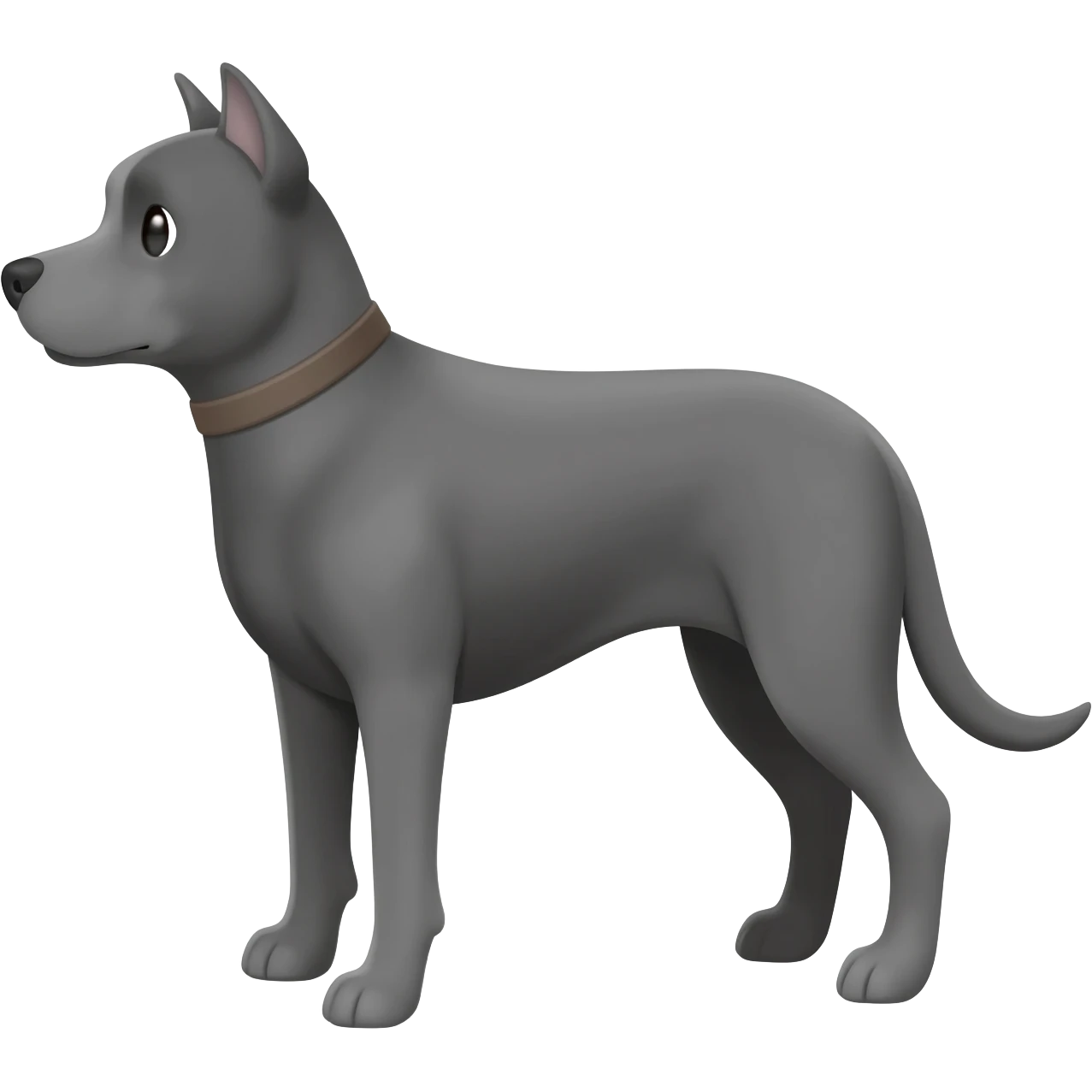 dog gray emoji