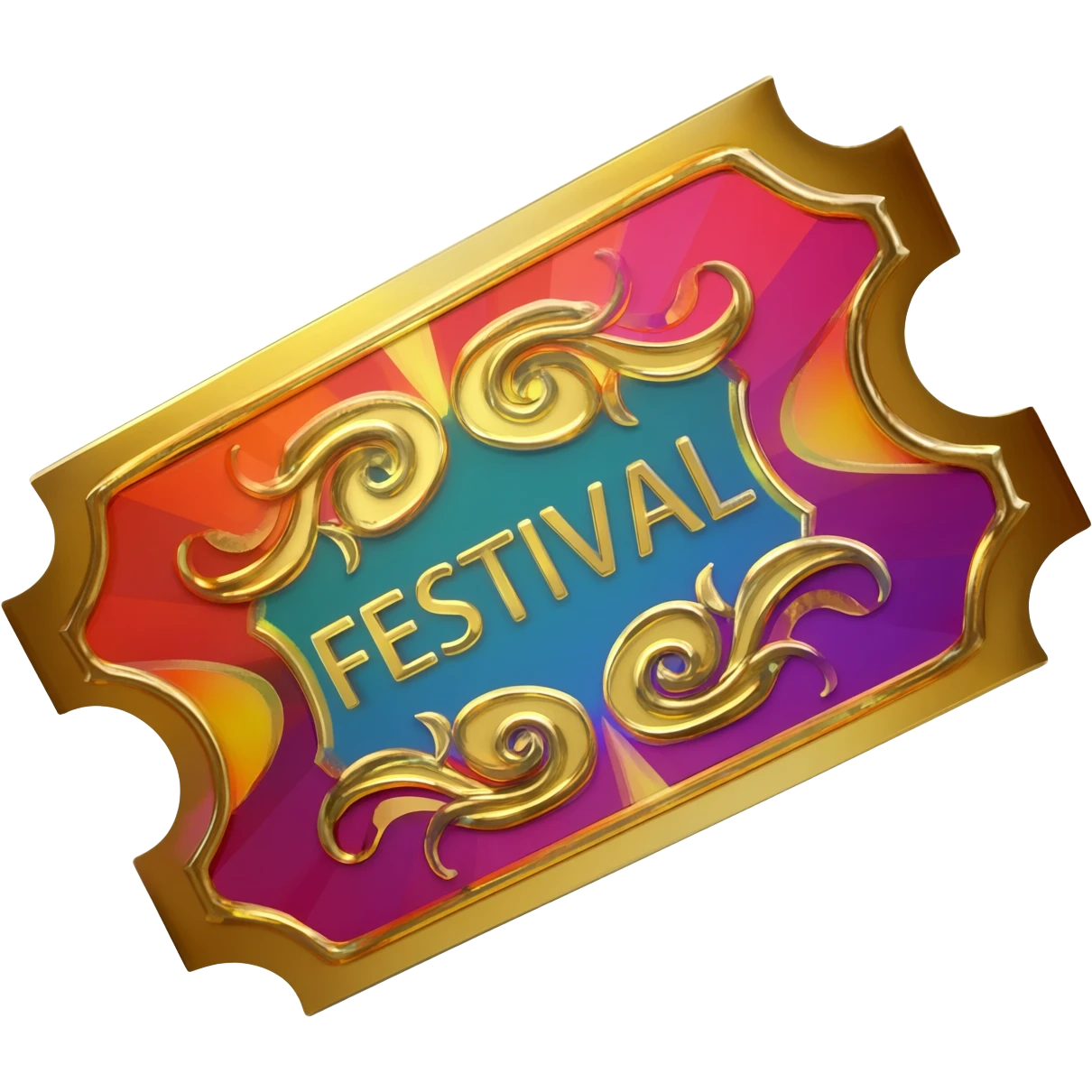 festival ticket emoji