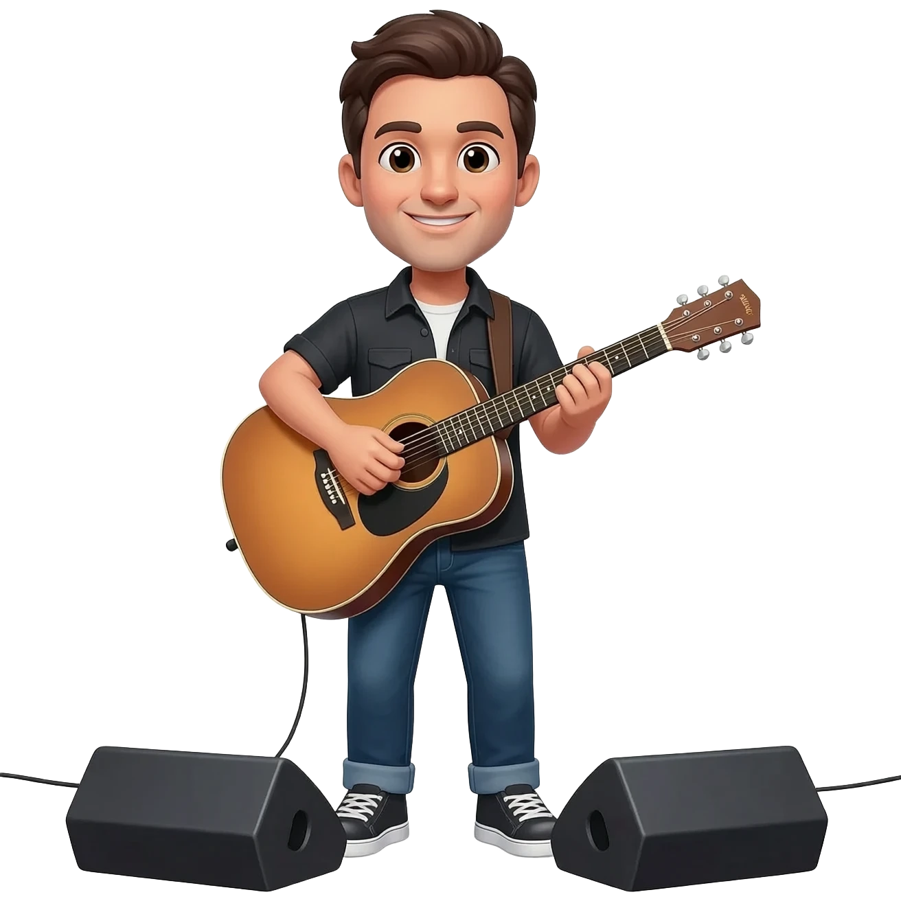 player play guitar emoji