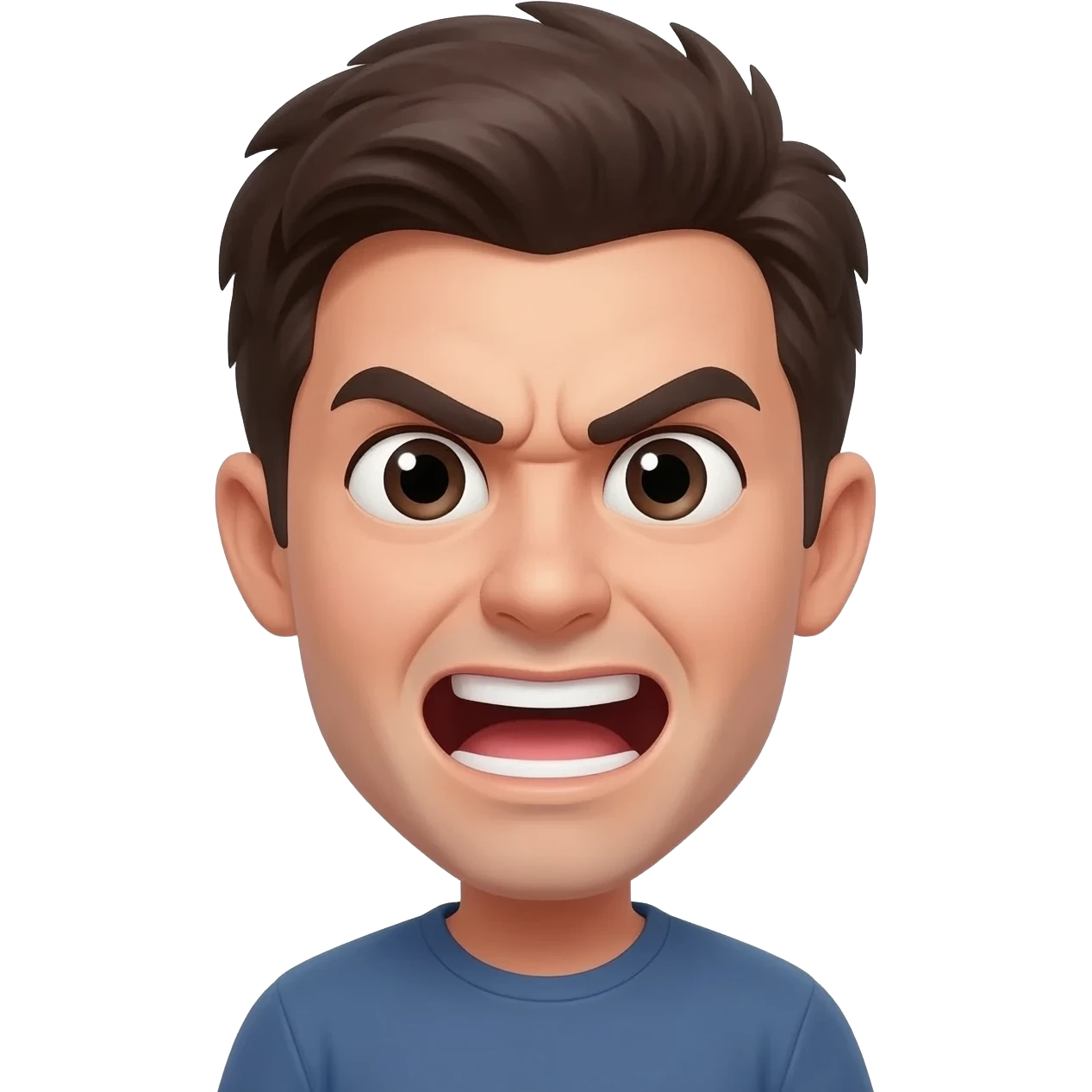 😙ge mouth 😠ge eyes emoji