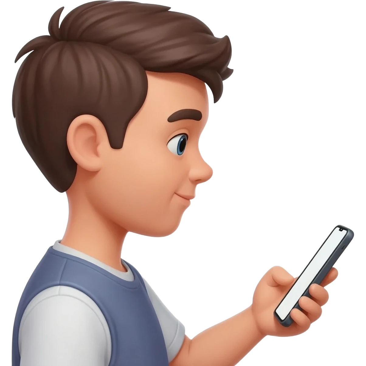 stop watching phone emoji