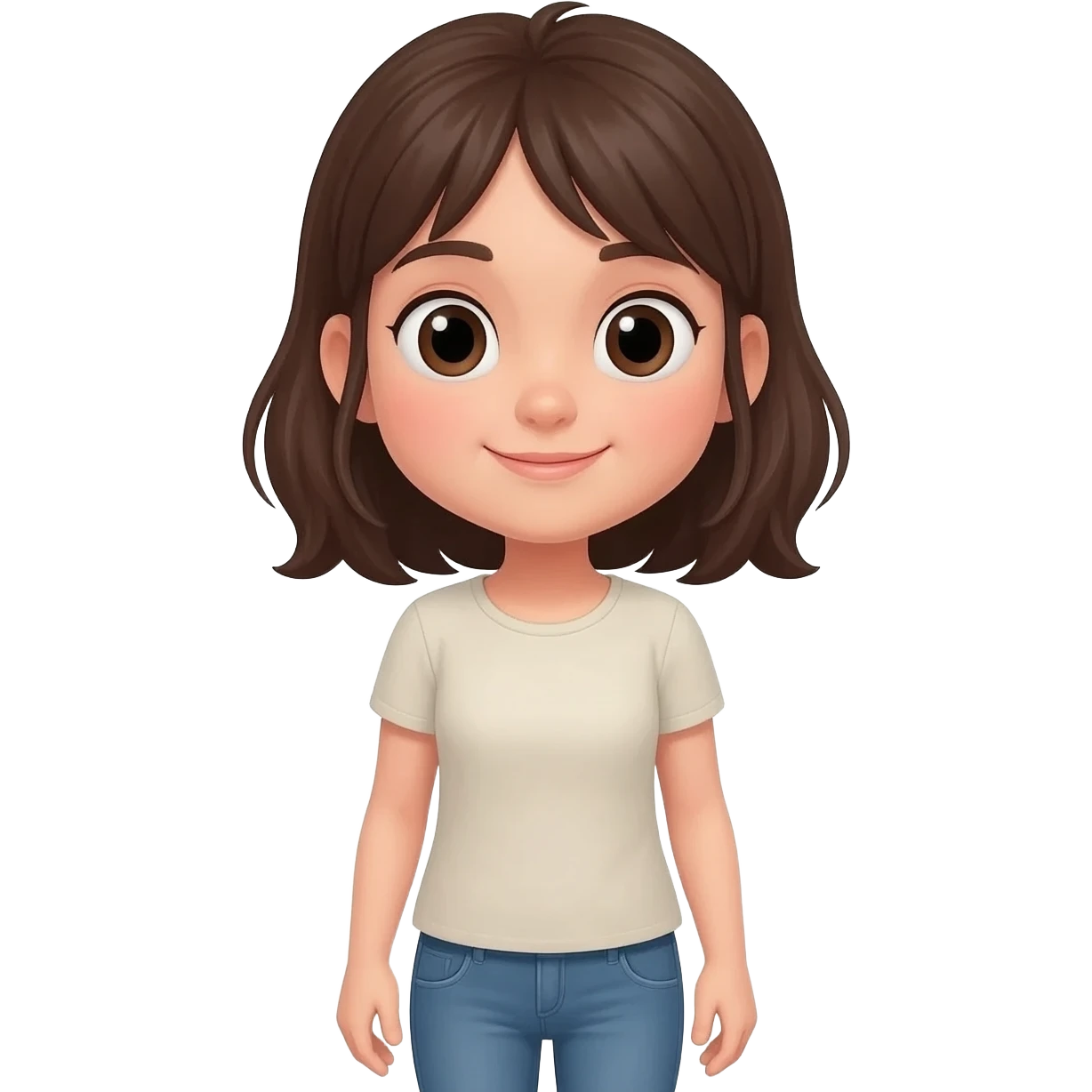 Make a girl no pants emoji