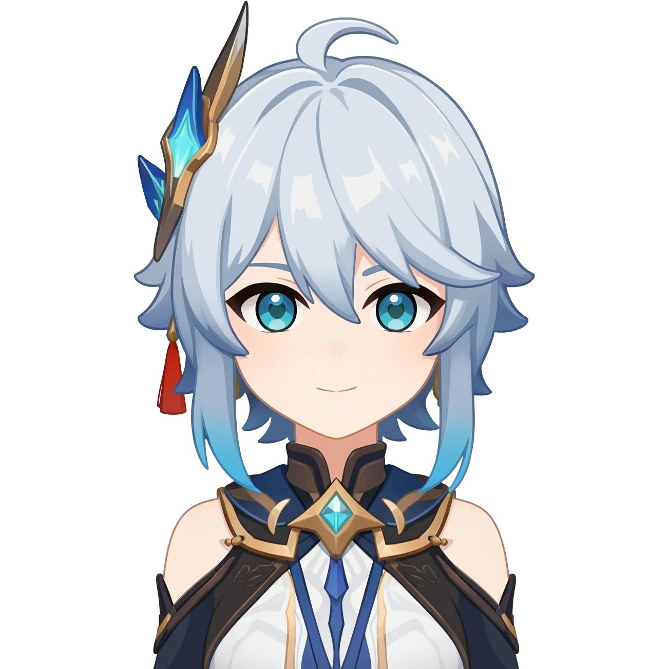 Genshin Impact anime character Aether emoji
