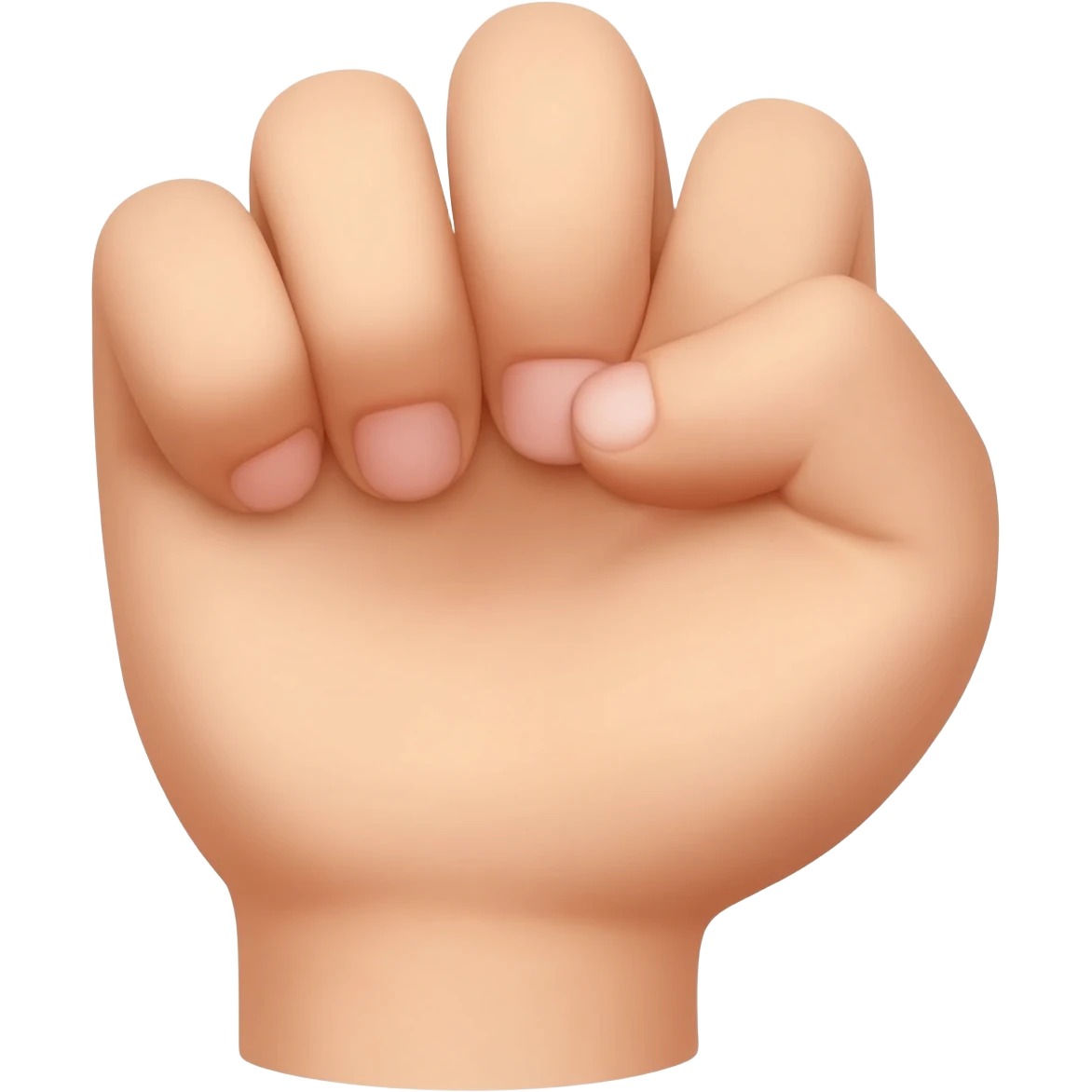 Una l con la manopero los dedos cerados emoji