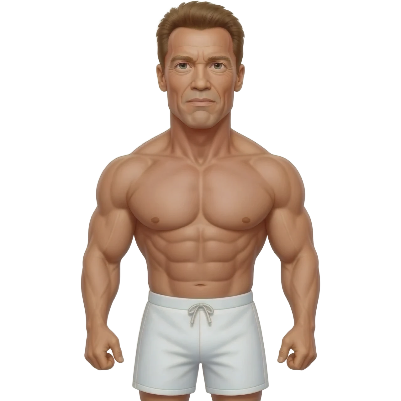 arnold schwarzenegger in white shorts emoji