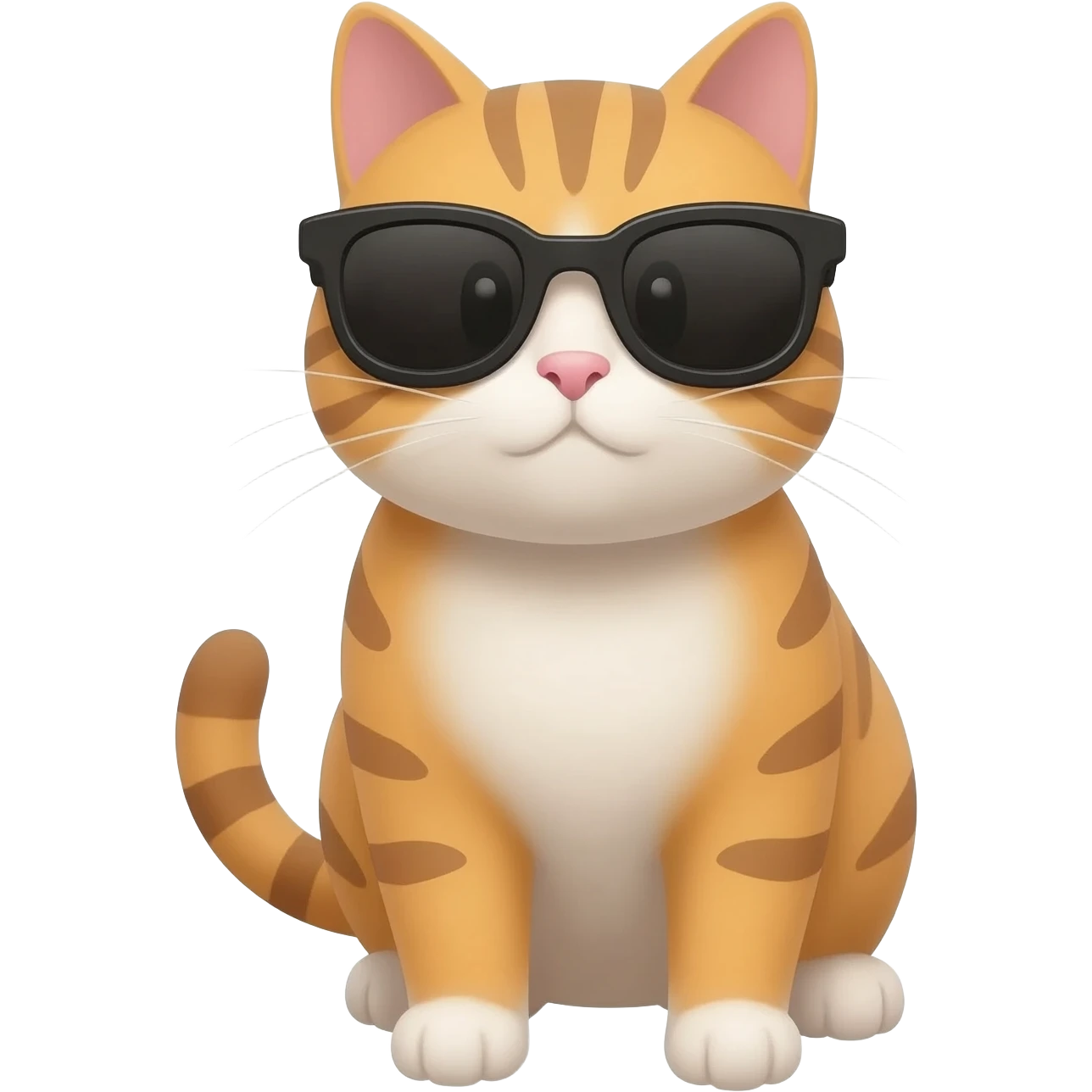 Cat wearing sunglasses emoji