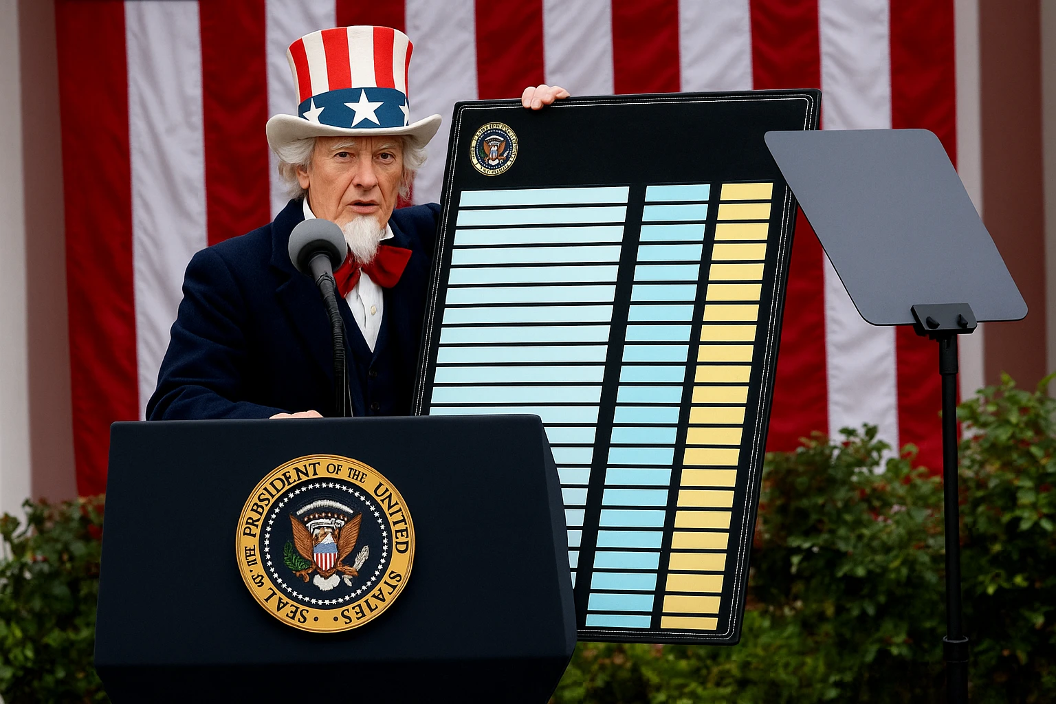 replace Trump with Uncle Sam  emoji