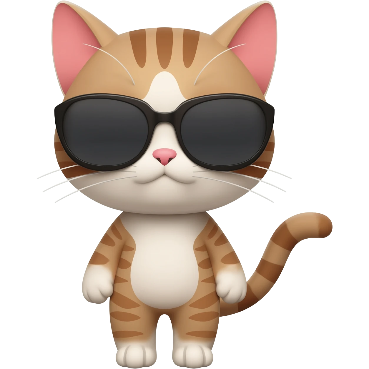 Cat wearing sunglasses emoji